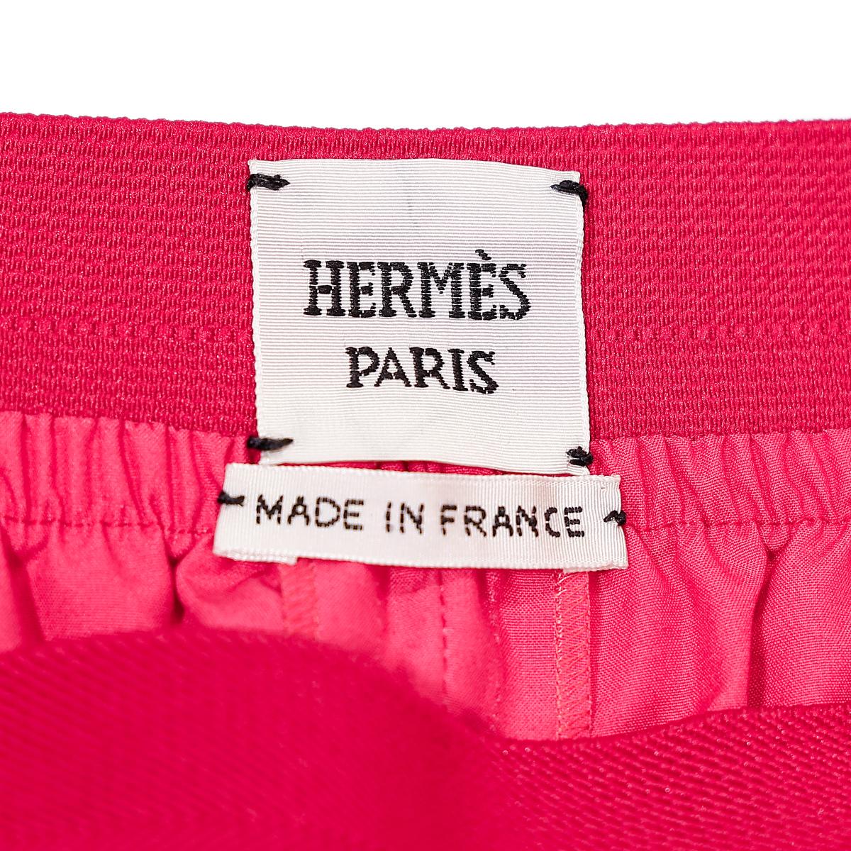 HERMÈS Pajama Pants in Pink Cotton - 6