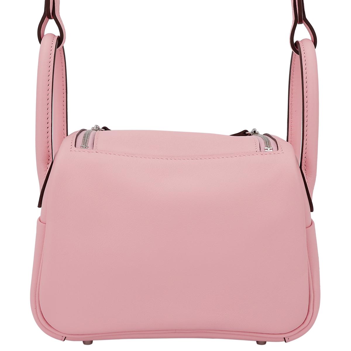 ランク N 新品 HERMÈS エルメス ミニリンディ ローズサクラ (3Q) スイフト シルバー金具 B刻印 - 3