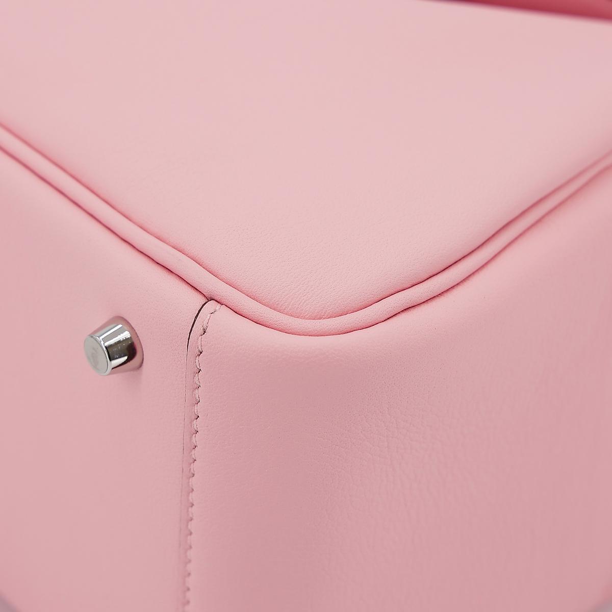 ランク N 新品 HERMÈS エルメス ミニリンディ ローズサクラ (3Q) スイフト シルバー金具 B刻印 - 9
