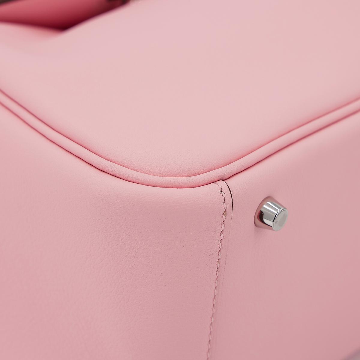 ランク N 新品 HERMÈS エルメス ミニリンディ ローズサクラ (3Q) スイフト シルバー金具 B刻印 - 8