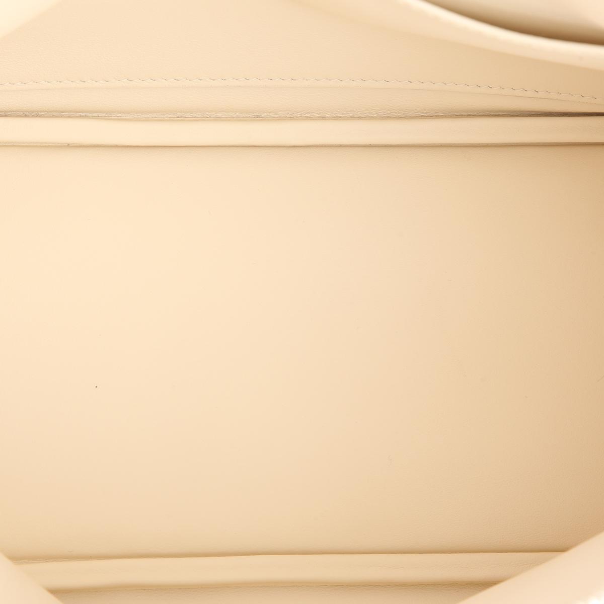 HERMÈS Verso Bolide 31 crossbody bag in Rose Sakura Clemence leather with Nata interior Brushed Palladium hardware - 15