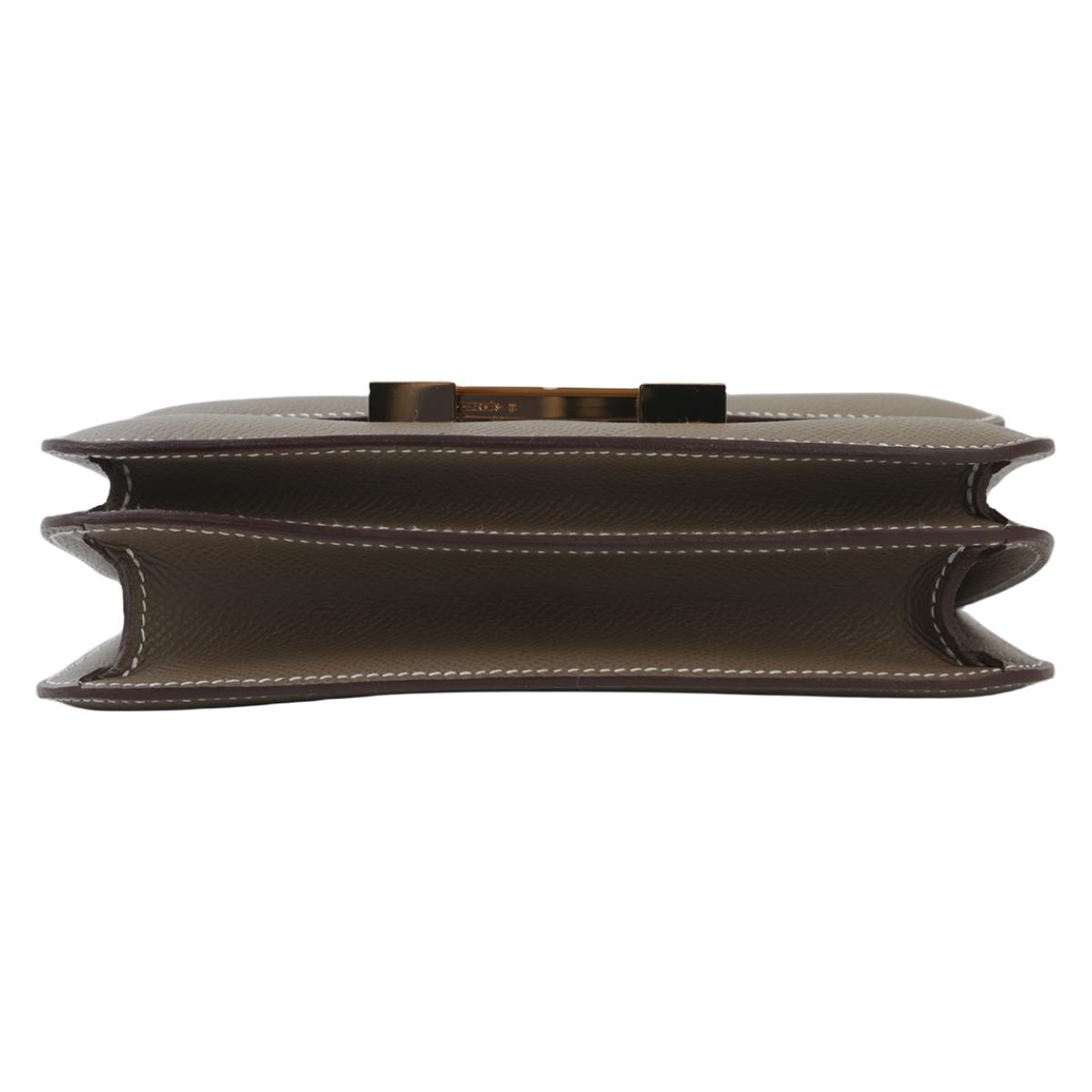 HERMÈS エルメス コンスタンス3 ミニ エトゥープ  エプソン  ゴールド金具 B刻印 - 7