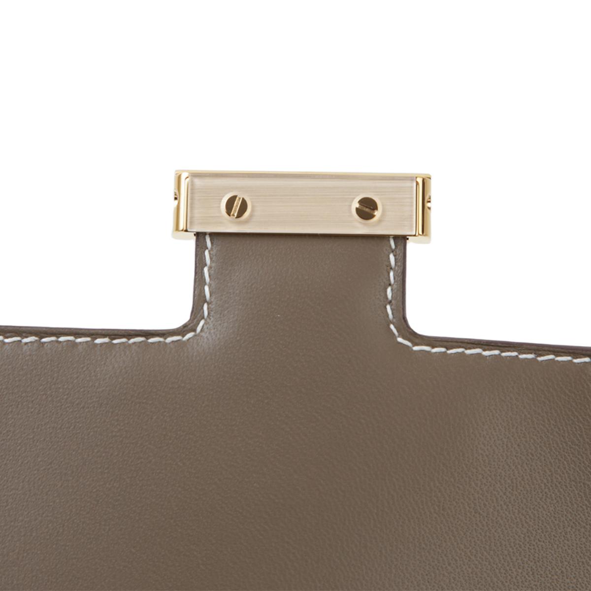 HERMÈS エルメス コンスタンス3 ミニ エトゥープ  エプソン  ゴールド金具 B刻印 - 14