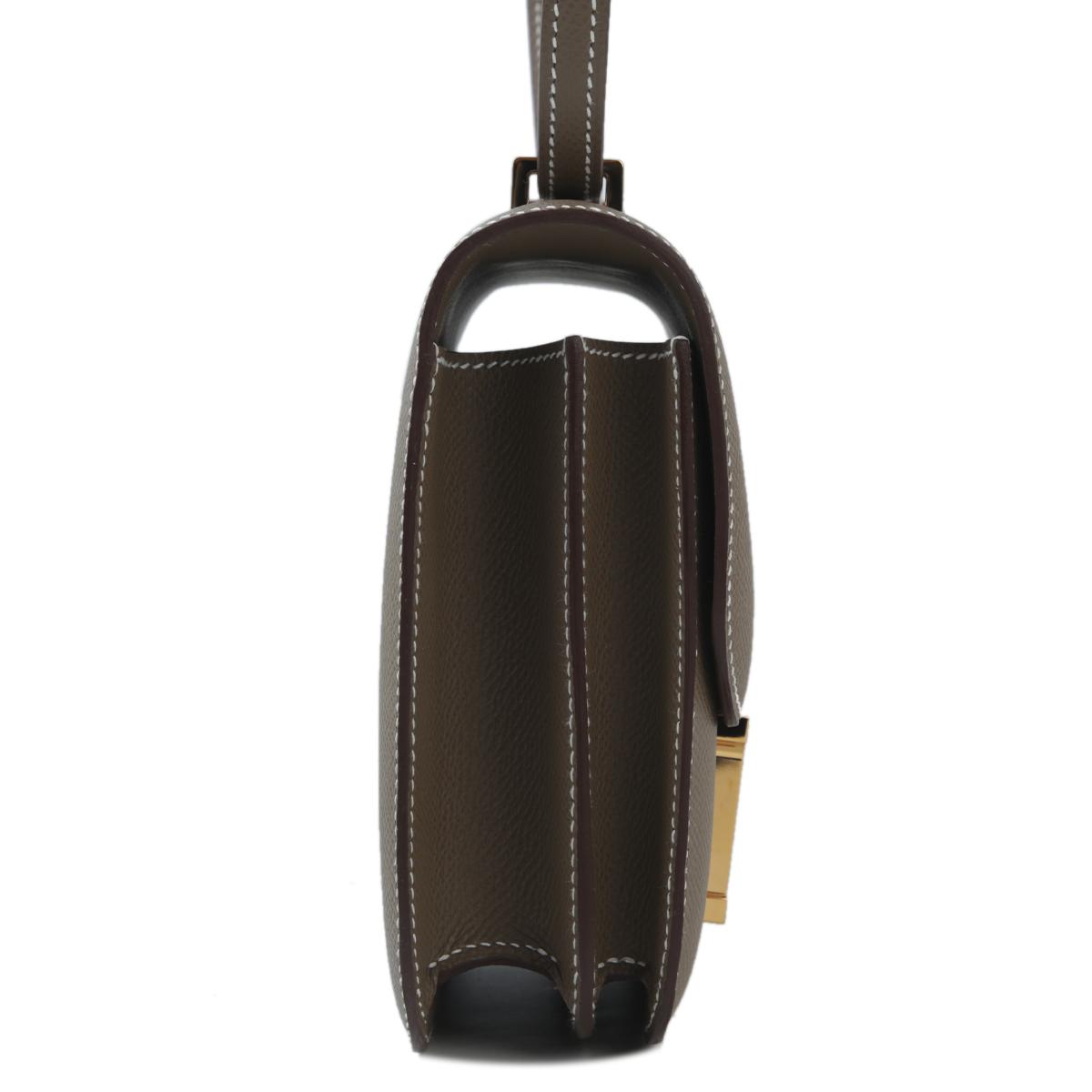 HERMÈS エルメス コンスタンス3 ミニ エトゥープ  エプソン  ゴールド金具 B刻印 - 5