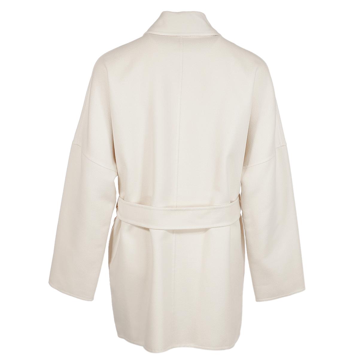Belted Coat White