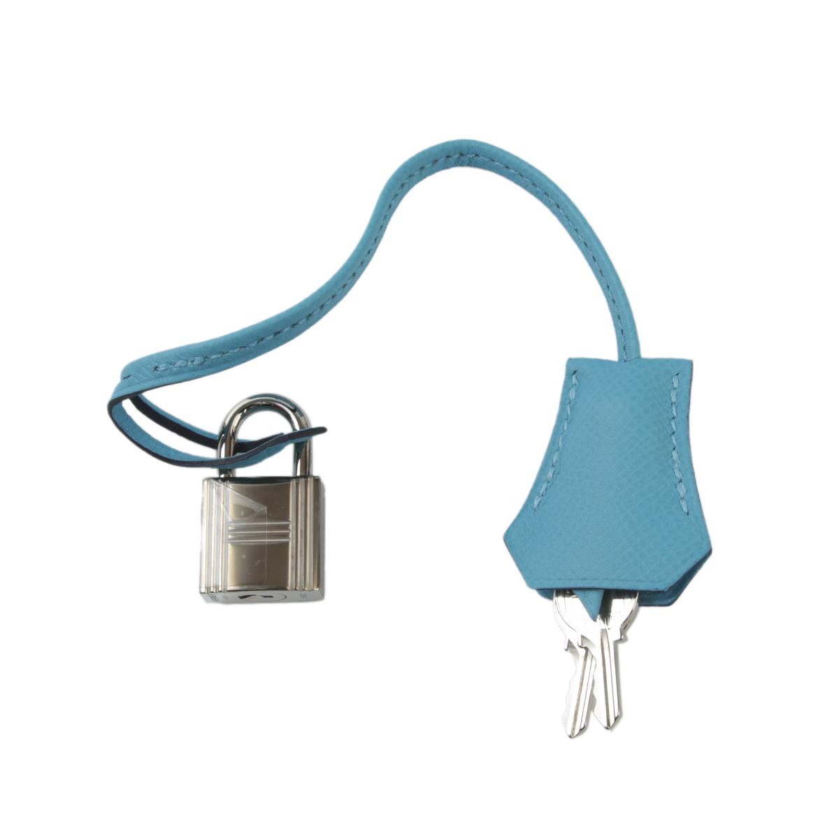 HERMÈS Birkin 30 handbag in Blue du Nord Epsom leather with Palladium hardware - 19