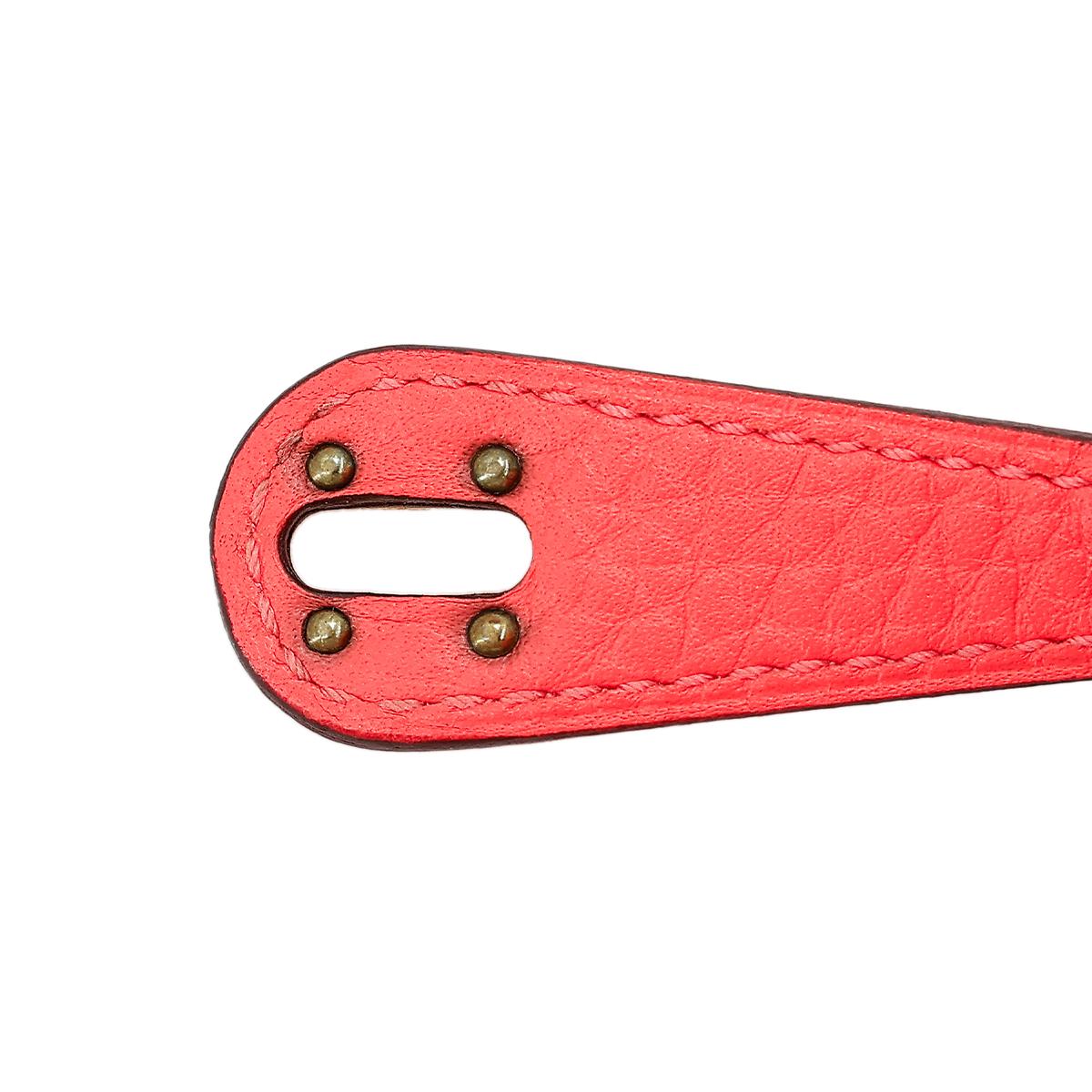 ランク A HERMÈS エルメス ミニリンディ ローズテキサス (0E) トリヨン ゴールド金具 Z刻印 - 18