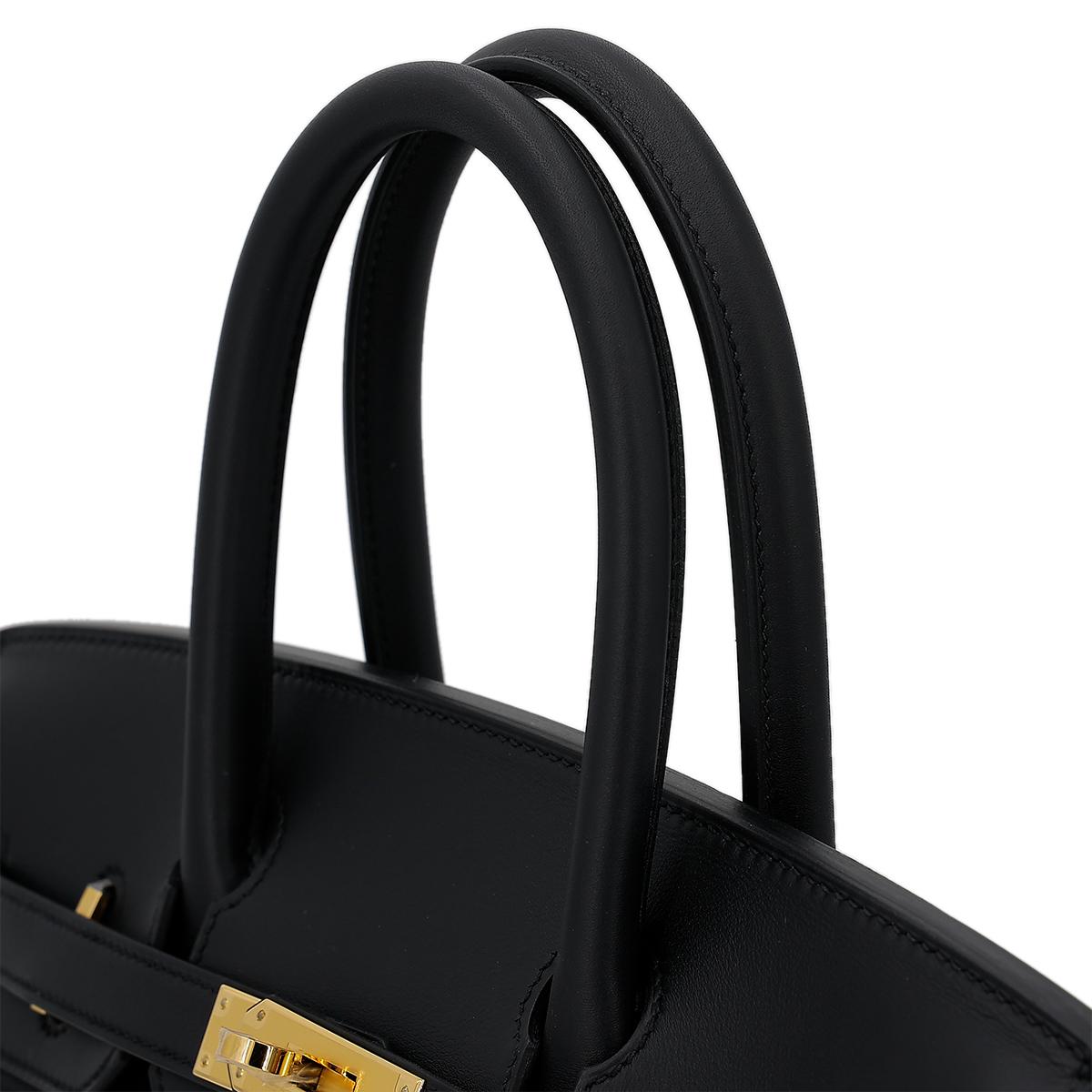 HERMÈS Limited Edition Birkin Quadrille 30 handbag in Black and Ficelle Canvas and Swift leather with Gold hardware - 6