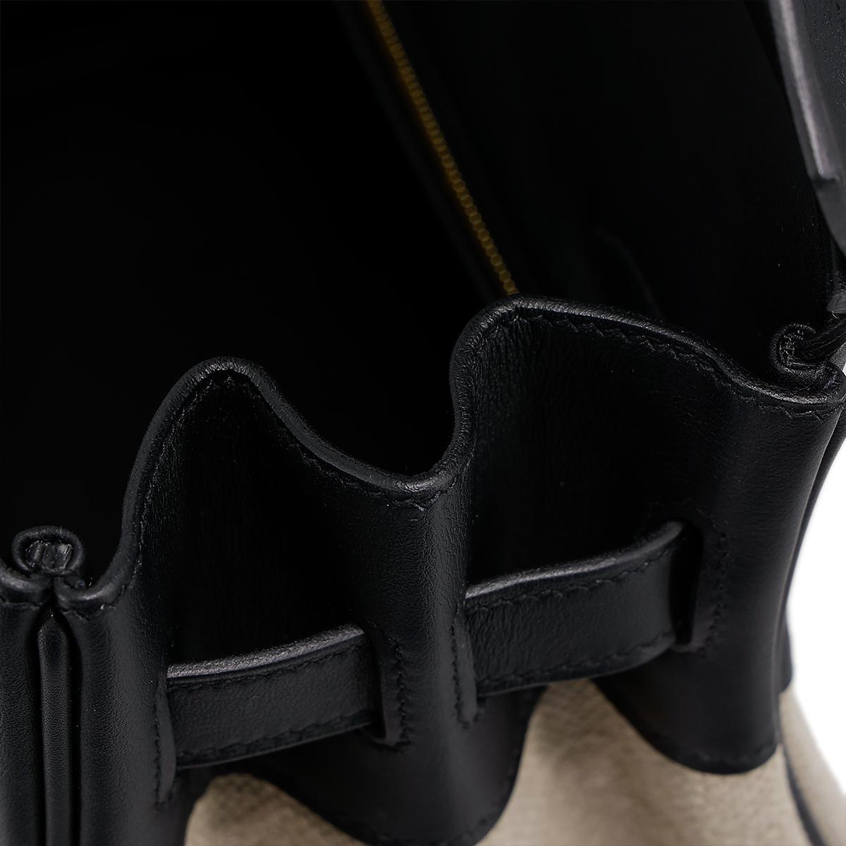 HERMÈS Limited Edition Birkin Quadrille 30 handbag in Black and Ficelle Canvas and Swift leather with Gold hardware - 16
