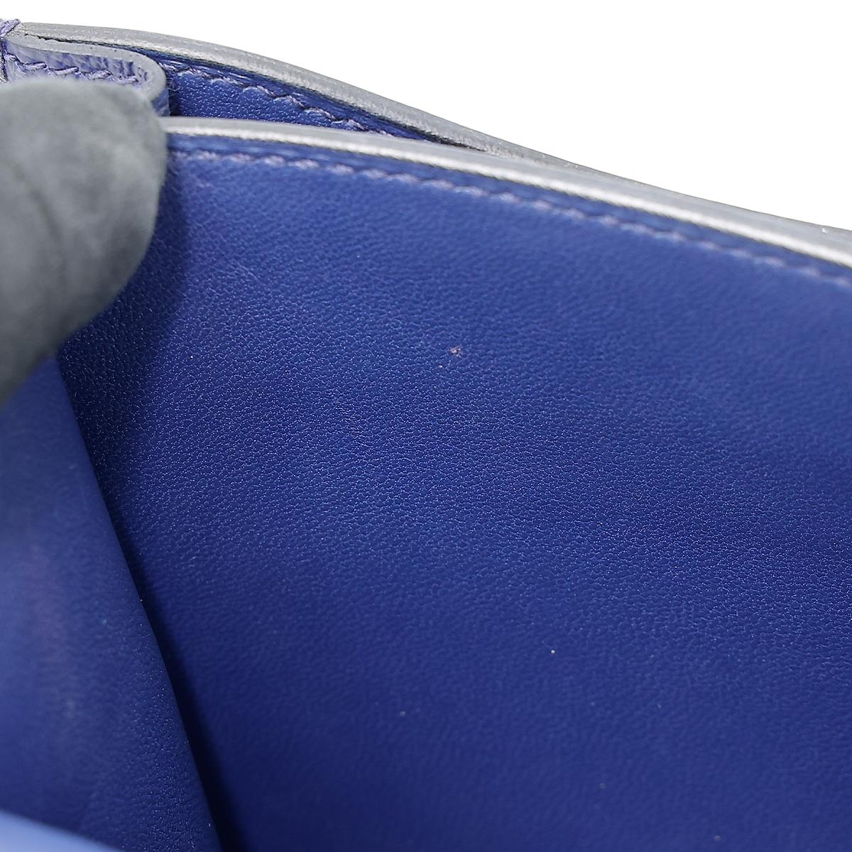HERMÈS Constance Mini 19 shoulder bag in Blue Sapphire Epsom leather with Enamel hardware - 26