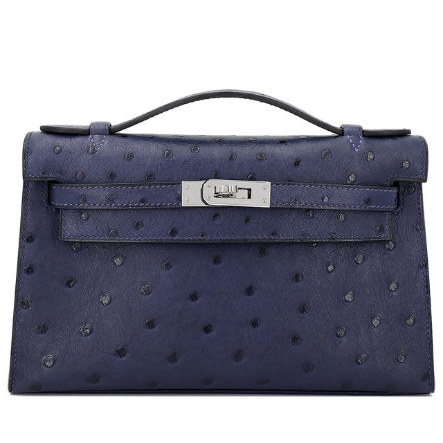 Kelly Pochette Blue de Malte