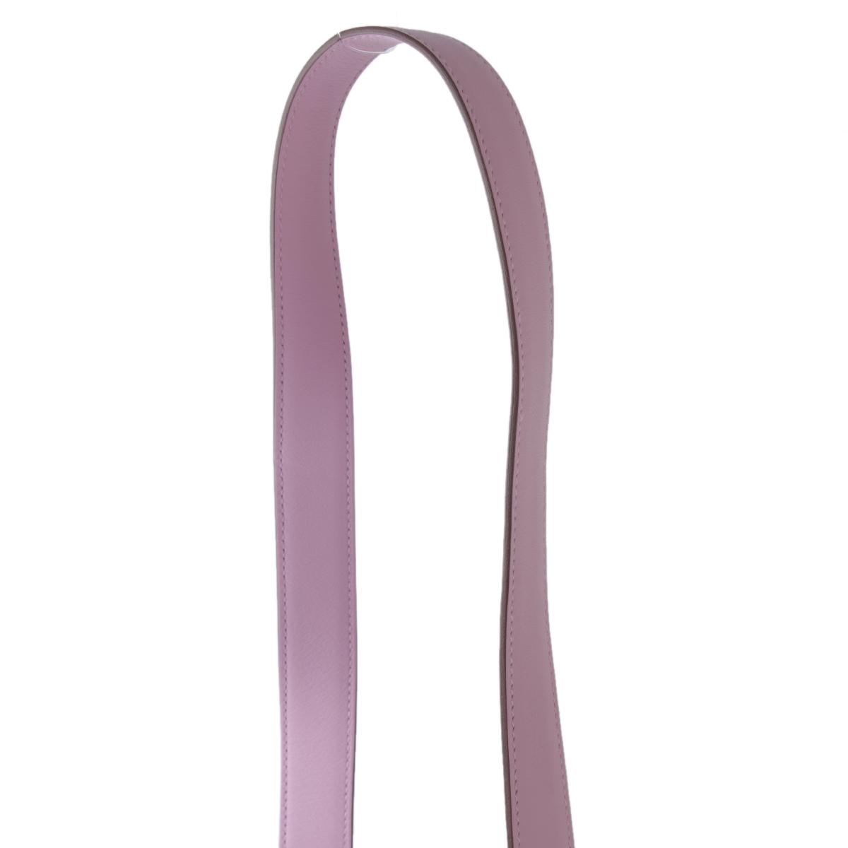 SA超美品 HERMÈS 爱马仕 Mini Lindy X9 锦葵紫 Mauve Sylvestre Swift牛皮 银扣 U刻 2022年 - 6