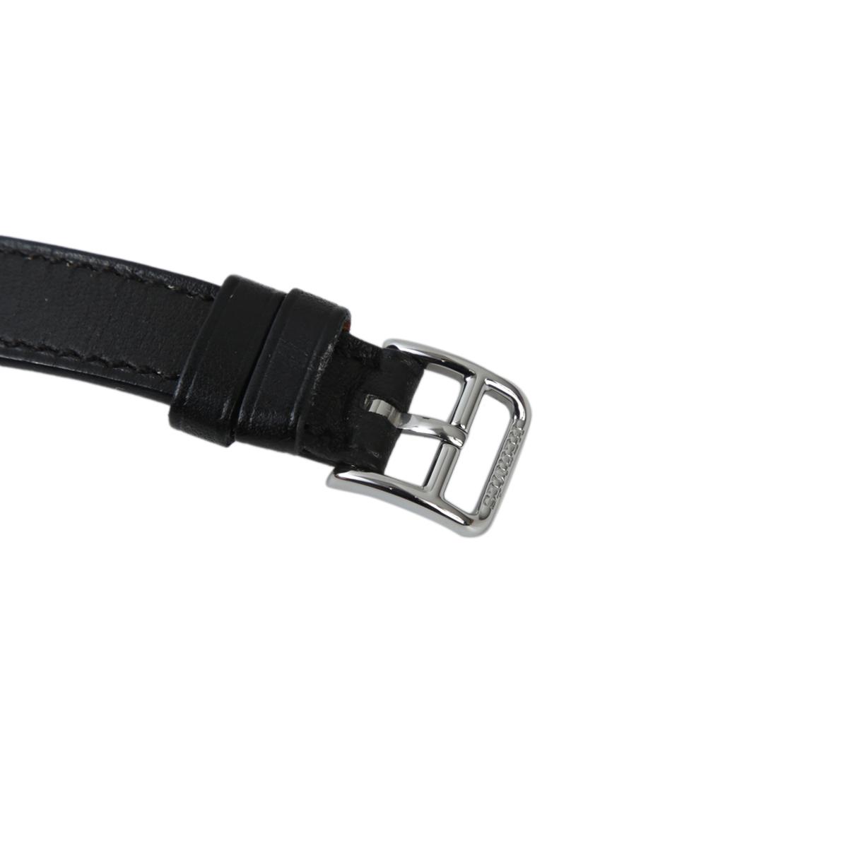 HERMÈS Medor double tour watch in Black with Palladium hardware - 7