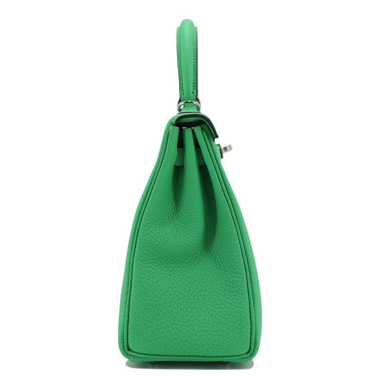 HERMÈS エルメス ケリー25 ヴェールコミック トゴ シルバー金具 W刻印 - 5