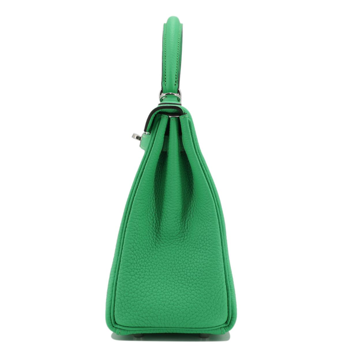 HERMÈS エルメス ケリー25 ヴェールコミック トゴ シルバー金具 W刻印 - 4