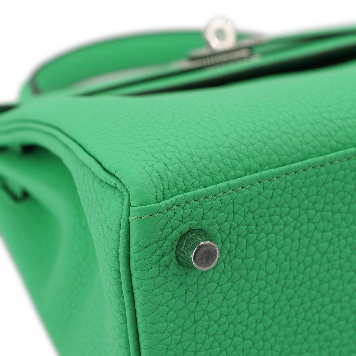HERMÈS エルメス ケリー25 ヴェールコミック トゴ シルバー金具 W刻印 - 8