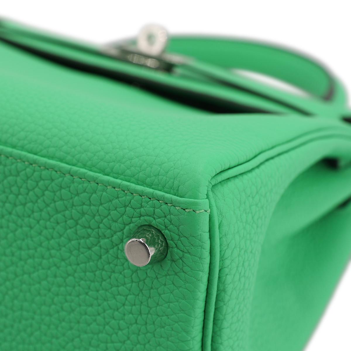 HERMÈS エルメス ケリー25 ヴェールコミック トゴ シルバー金具 W刻印 - 9