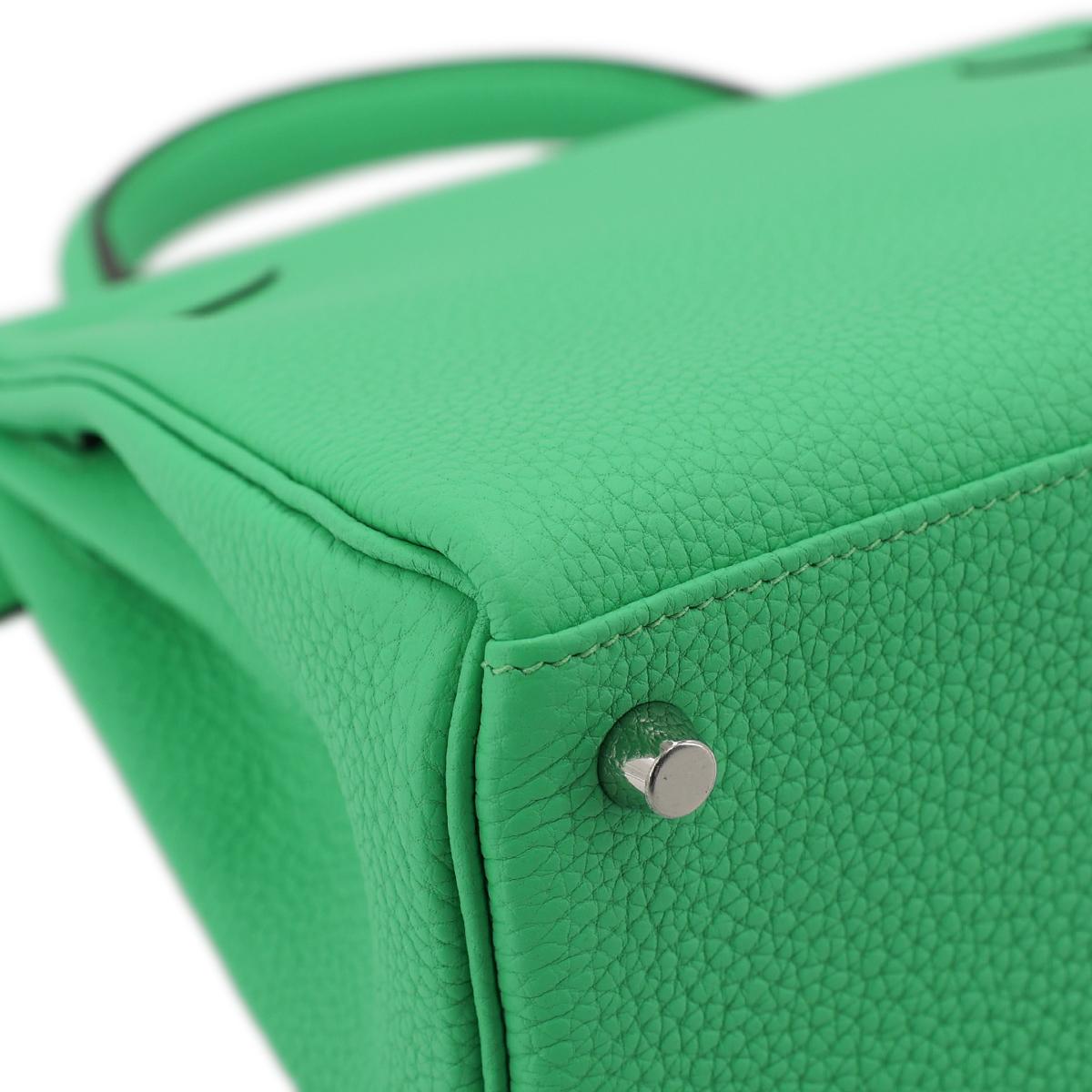 HERMÈS エルメス ケリー25 ヴェールコミック トゴ シルバー金具 W刻印 - 10