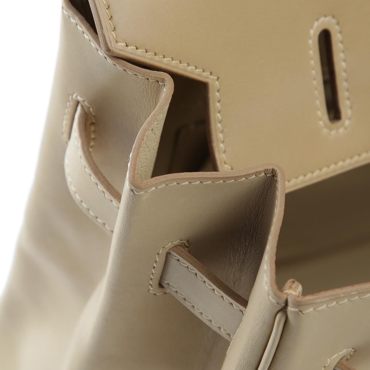 HERMÈS Limited Edition Birkin 35 handbag in Multi-color Vibrato goatskin and Box calfskin with Palladium hardware - 17