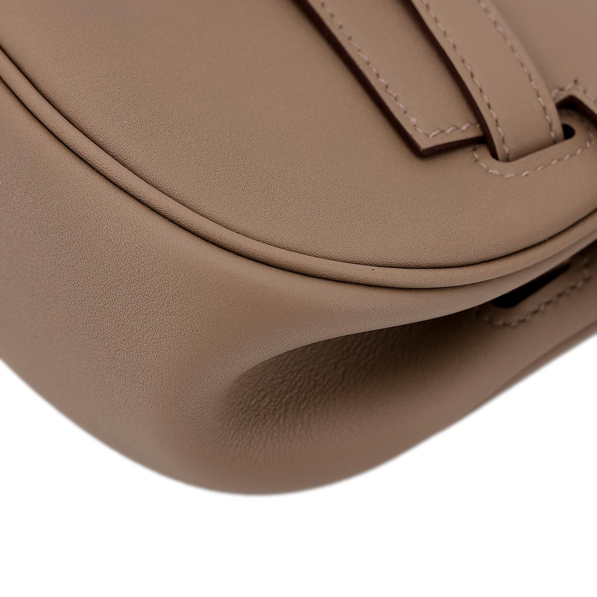 Brand New ( Rank N ) HERMÈS Kelly Moove Etoupe (18) Swift Palladium hardware W (2024) - 9
