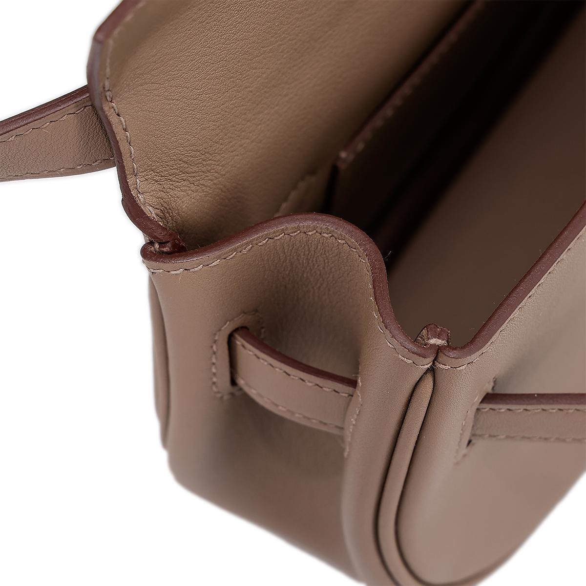 Brand New ( Rank N ) HERMÈS Kelly Moove Etoupe (18) Swift Palladium hardware W (2024) - 15
