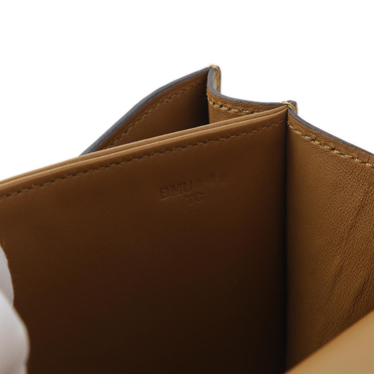[未使用保存品] HERMÈS 愛馬仕 霧面 短吻鱷 Constance Mini 康康 2H Kraft 大地色 銀扣 - 14