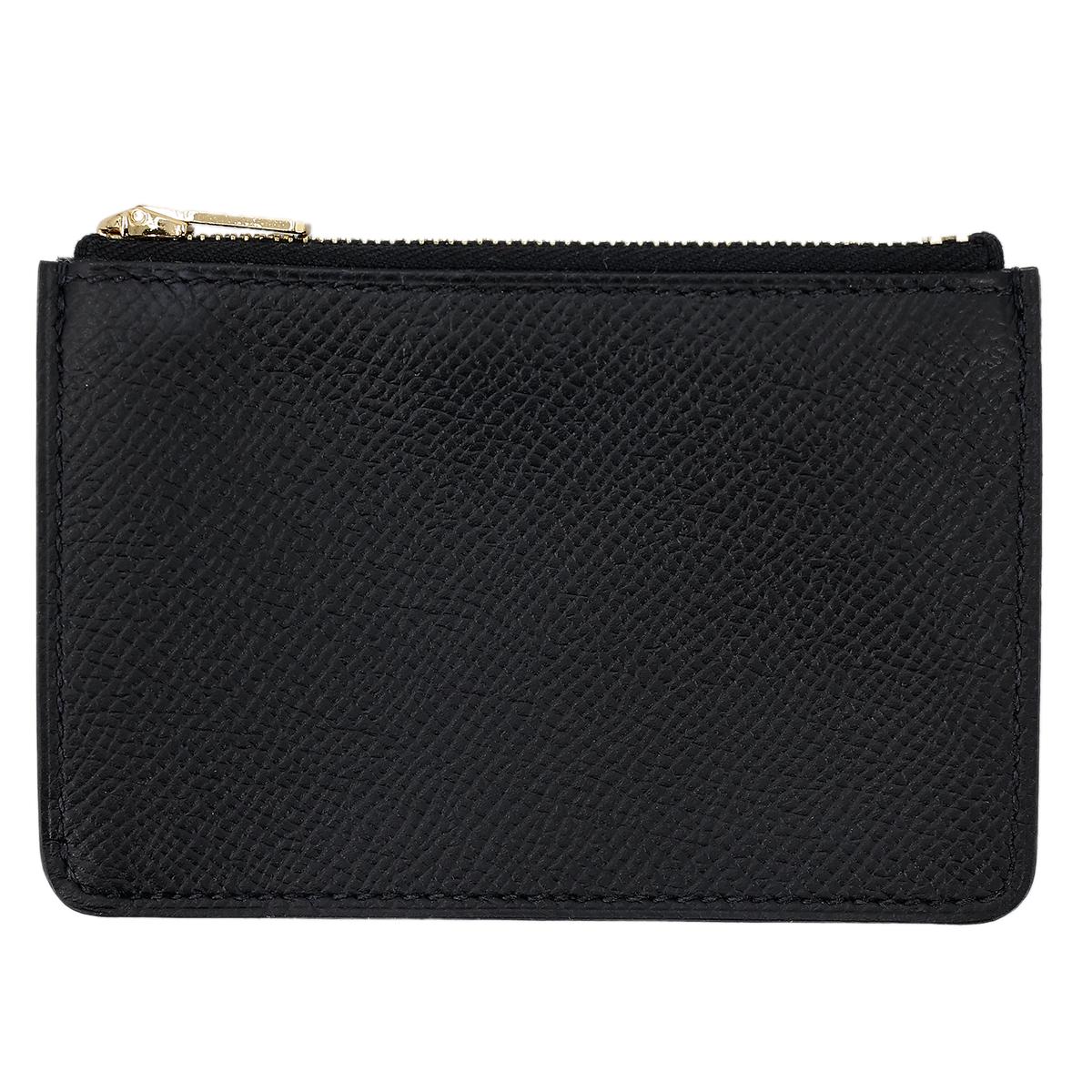 [中古] HERMÈS 爱马仕 Constance Slim 康康 钱包 89 Noir 黑色 Epsom皮 金扣 - 18