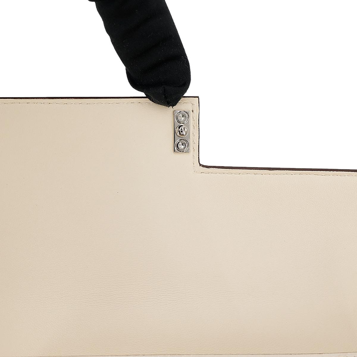 HERMÈS Verrou Mini shoulder bag in Nata Chevre leather with Palladium hardware - 16