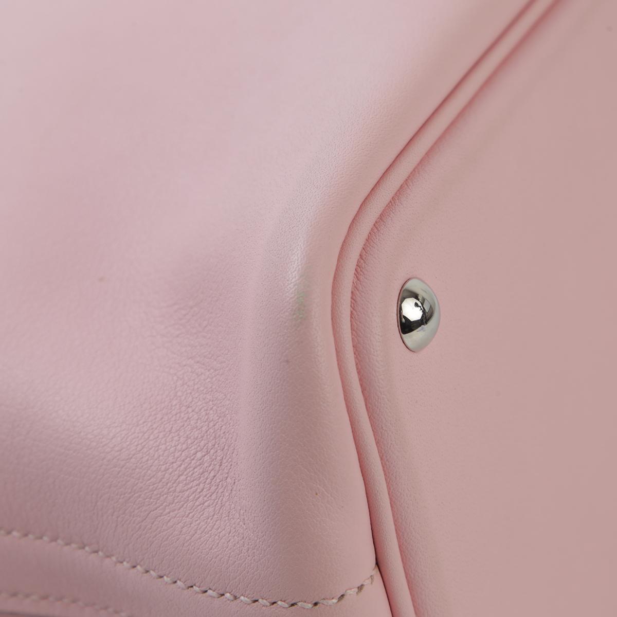 HERMÈS Bolide 27 handbag in Rose Sakura Swift leather with Palladium hardware - 8