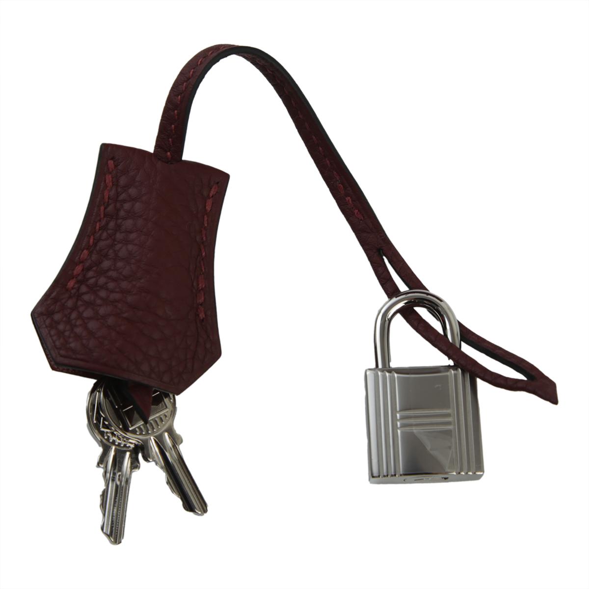HERMÈS Birkin 25 handbag in Rouge H Togo leather with Rouge Venitien interior and Palladium hardware - 18