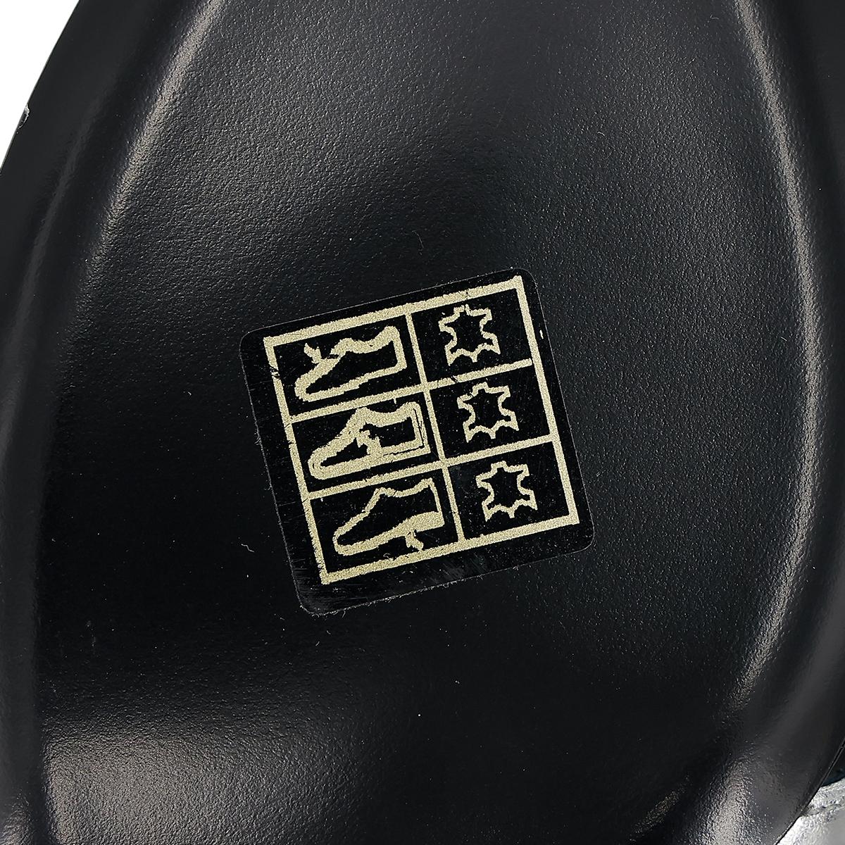 Brand New ( Rank N ) HERMÈS Oasis Sandal Silver Black - 11