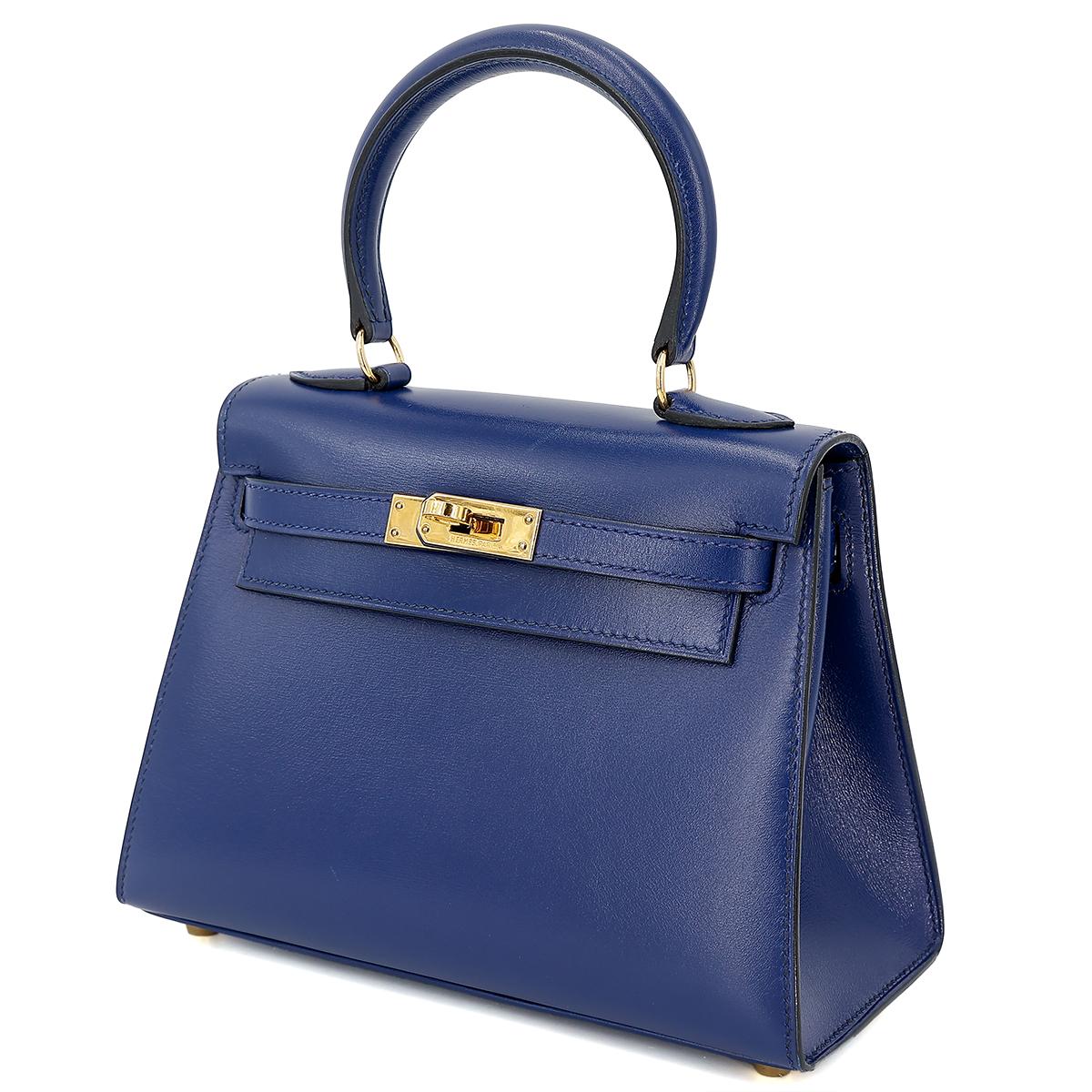 Vintage Mini Kelly 20 Bleu Saphir (73)