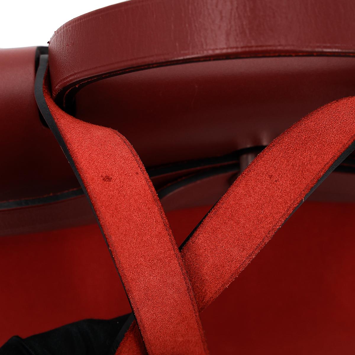 A美品 HERMÈS 愛馬仕 Herbag PM 31 55 愛馬仕紅 Rouge H 帆布 皮质 銀扣 - 18