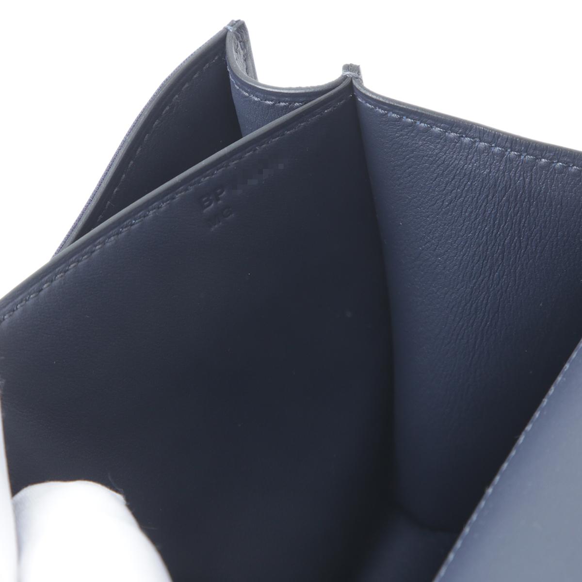 Unused ( Rank NS ) HERMÈS Constance Mini Bleu Nuit (2Z) Blue Marine (78) silk Palladium hardware B (2023) - 19