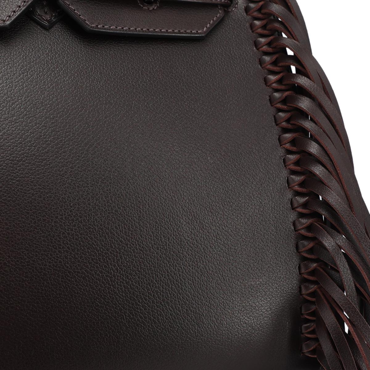 Brand New ( Rank N ) HERMÈS Limited Edition Birkin 35 Anate Fringe Ebene (46) Evergrain Palladium hardware B (2023) - 21