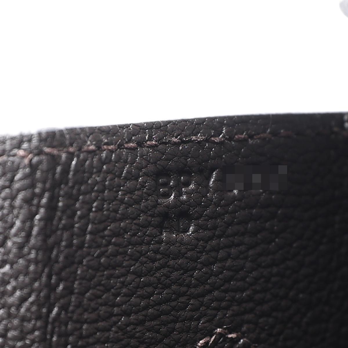 Brand New ( Rank N ) HERMÈS Limited Edition Birkin 35 Anate Fringe Ebene (46) Evergrain Palladium hardware B (2023) - 19