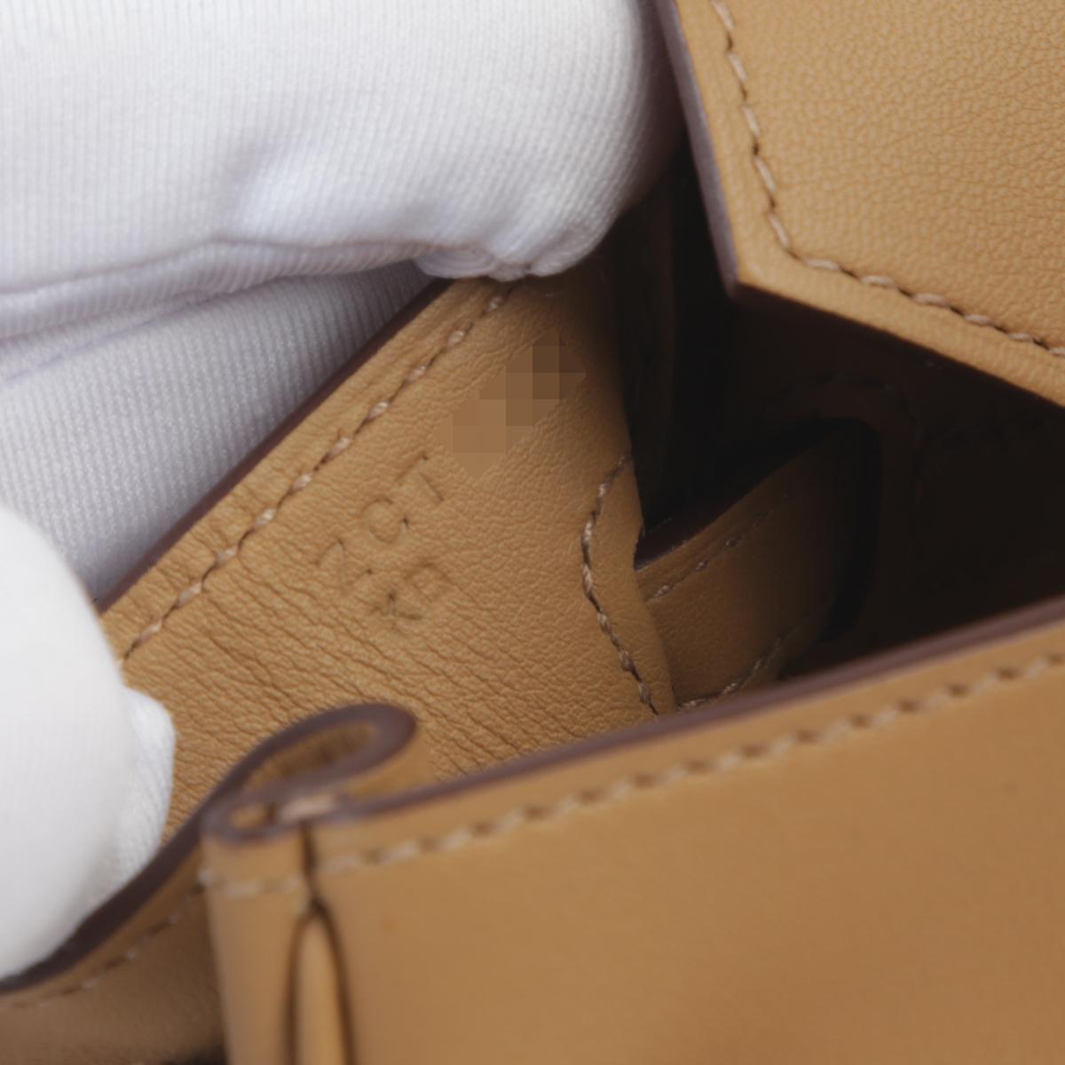 Unused ( Rank NS ) HERMÈS Limited Edition Birkin 25  In & Out Biscuit (4B) Swift Palladium hardware Z (2021) - 17
