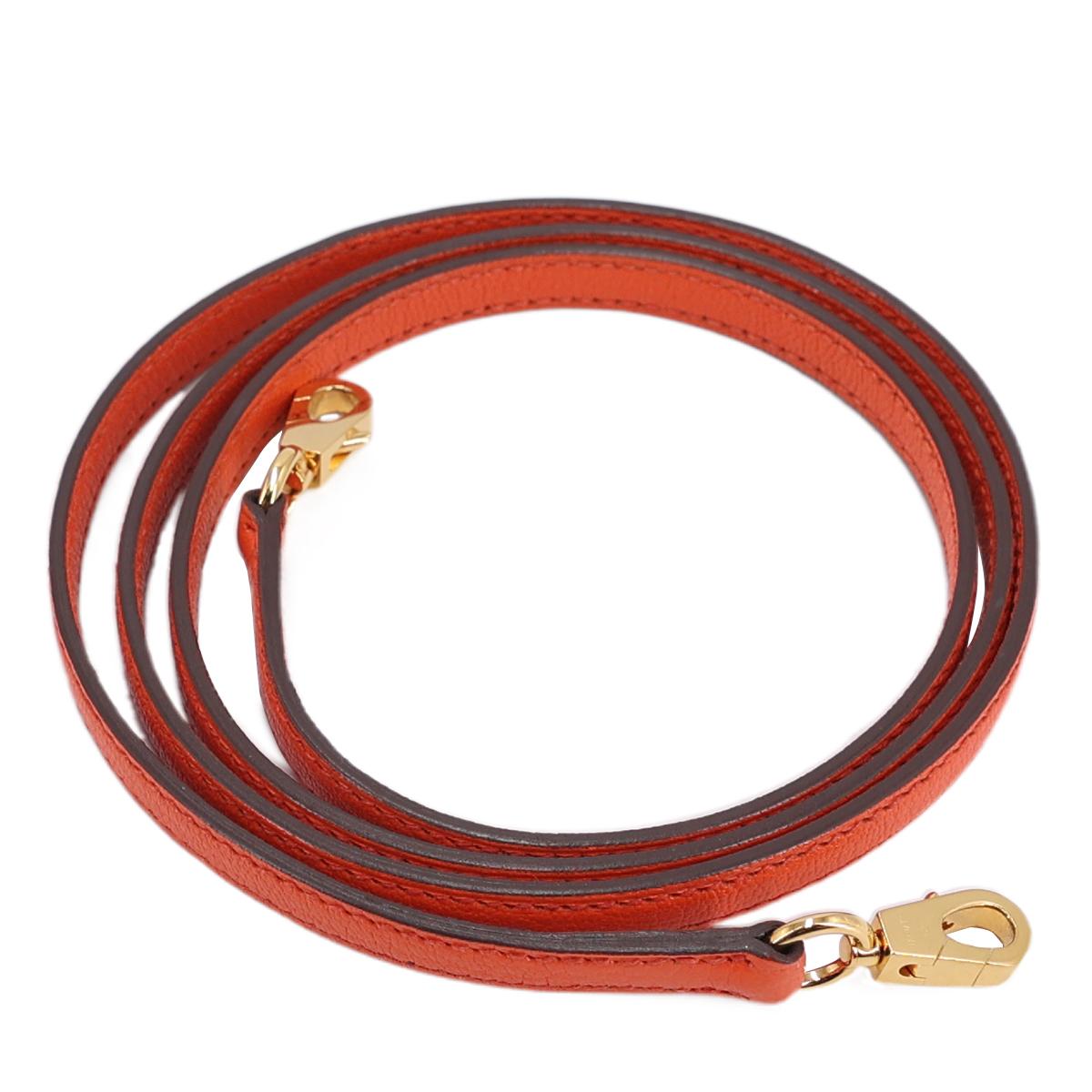 Very Good ( Rank A) HERMÈS Mini Bolide 1923 Orange Poppy (8V) Chevre Gold hardware A (2017) - 16