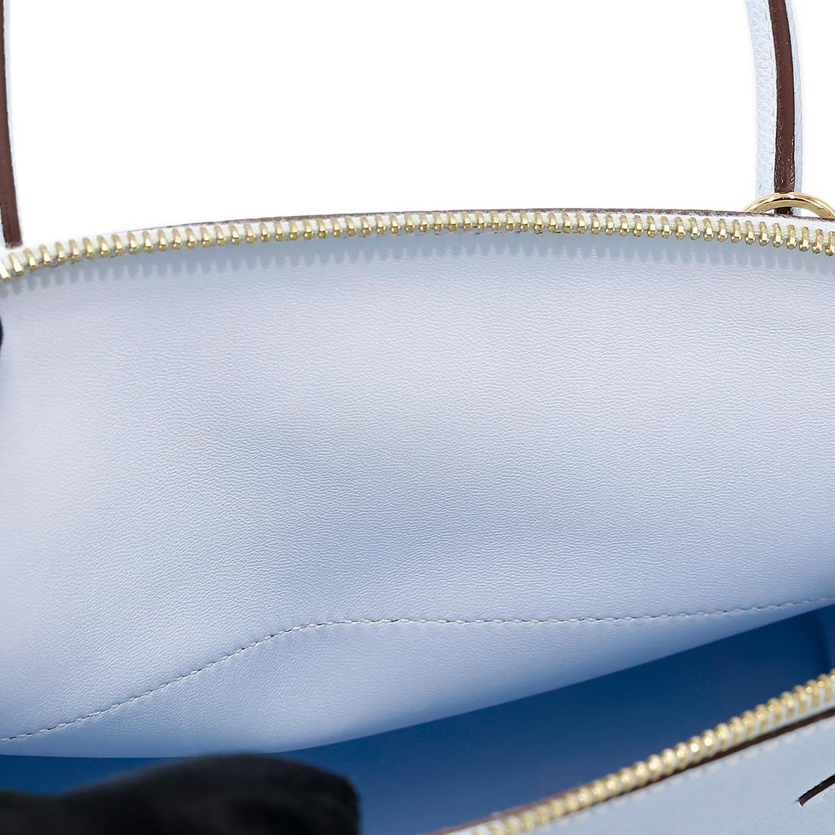 Very Good ( Rank A) HERMÈS Bolide 27 Bleu Brume (T0) Epsom Gold hardware Y (2020) - 14