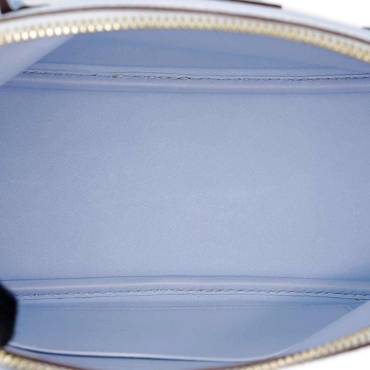 Very Good ( Rank A) HERMÈS Bolide 27 Bleu Brume (T0) Epsom Gold hardware Y (2020) - 16