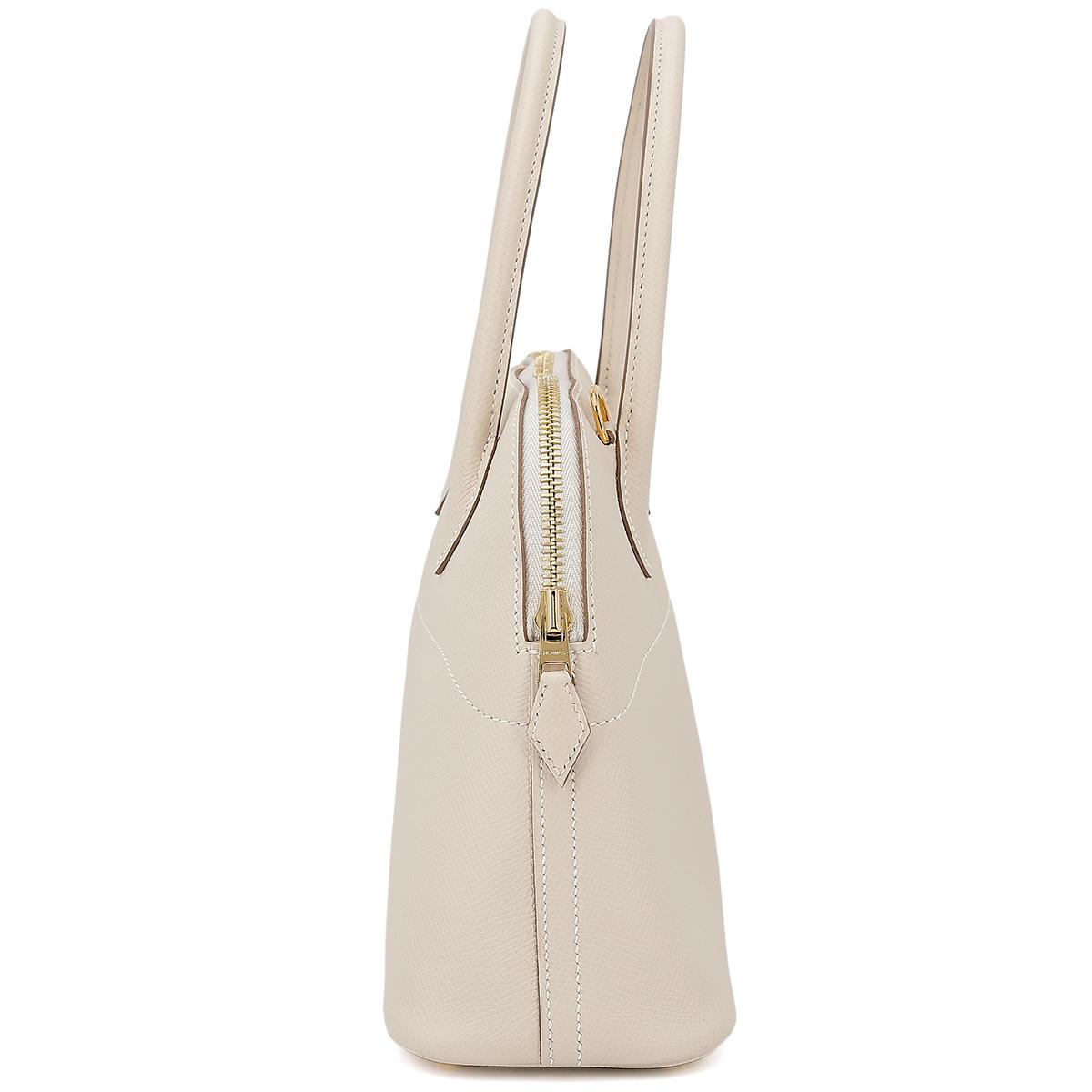 Excellent ( Rank SA ) HERMÈS Bolide 27 Craie (10) Epsom Gold hardware Z (2021) - 5