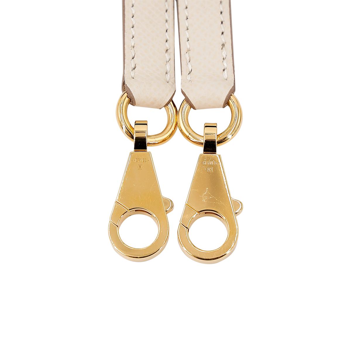 Excellent ( Rank SA ) HERMÈS Bolide 27 Craie (10) Epsom Gold hardware Z (2021) - 20