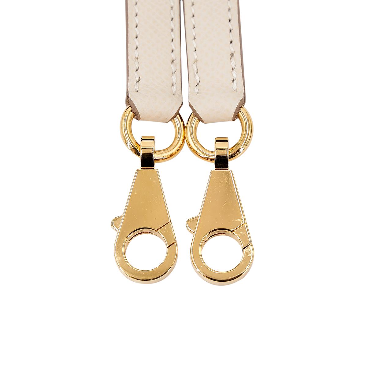 Excellent ( Rank SA ) HERMÈS Bolide 27 Craie (10) Epsom Gold hardware Z (2021) - 21