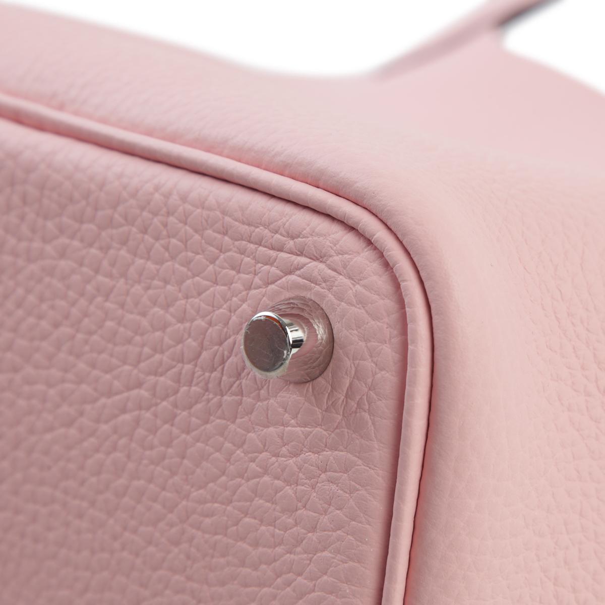 Unused ( Rank NS ) HERMÈS Picotin Lock PM Rose Sakura (3Q) Clemence Palladium hardware B (2023) - 9