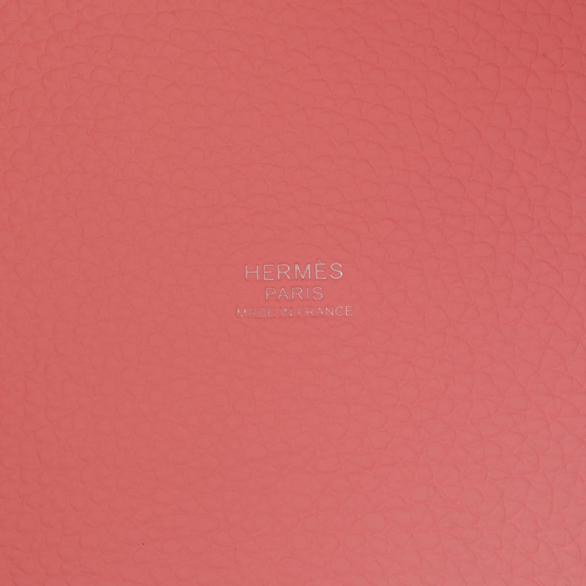 Unused ( Rank NS ) HERMÈS Picotin Lock PM Rose Sakura (3Q) Clemence Palladium hardware B (2023) - 13