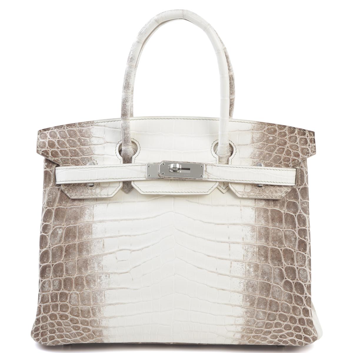 Unused ( Rank NS ) HERMÈS Limited Edition Birkin 30 Himalaya Matte Niloticus Crocodile Palladium hardware X (2016) - 1