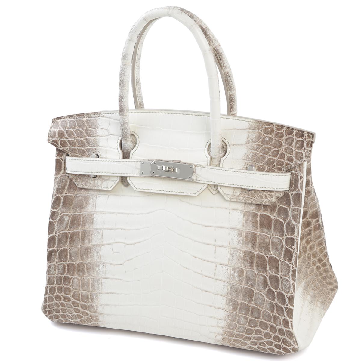 Unused ( Rank NS ) HERMÈS Limited Edition Birkin 30 Himalaya Matte Niloticus Crocodile Palladium hardware X (2016) - 2