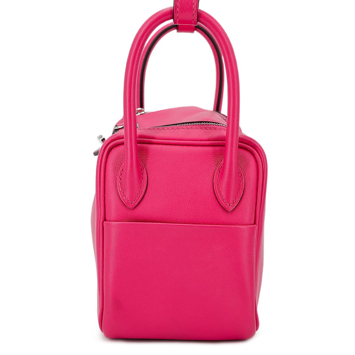 ランク A HERMÈS エルメス ミニリンディ フランボワーズ (90) スイフト シルバー金具 Z刻印 - 4