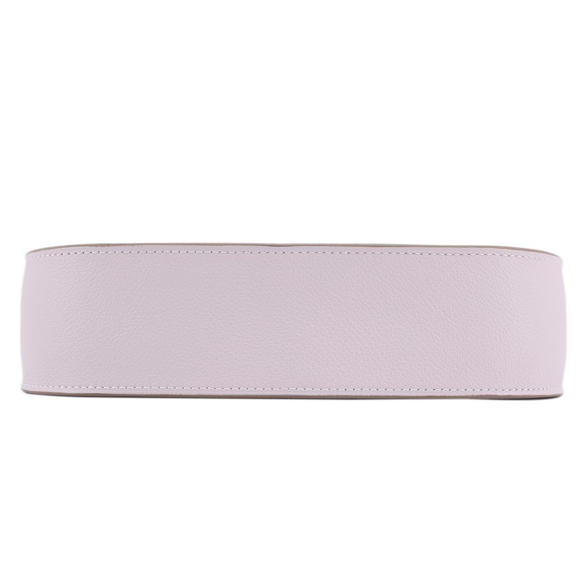 Brand New ( Rank N ) HERMÈS Jypsiere Mini Mauve Pale (09) Evercolor Palladium hardware B (2023) - 7