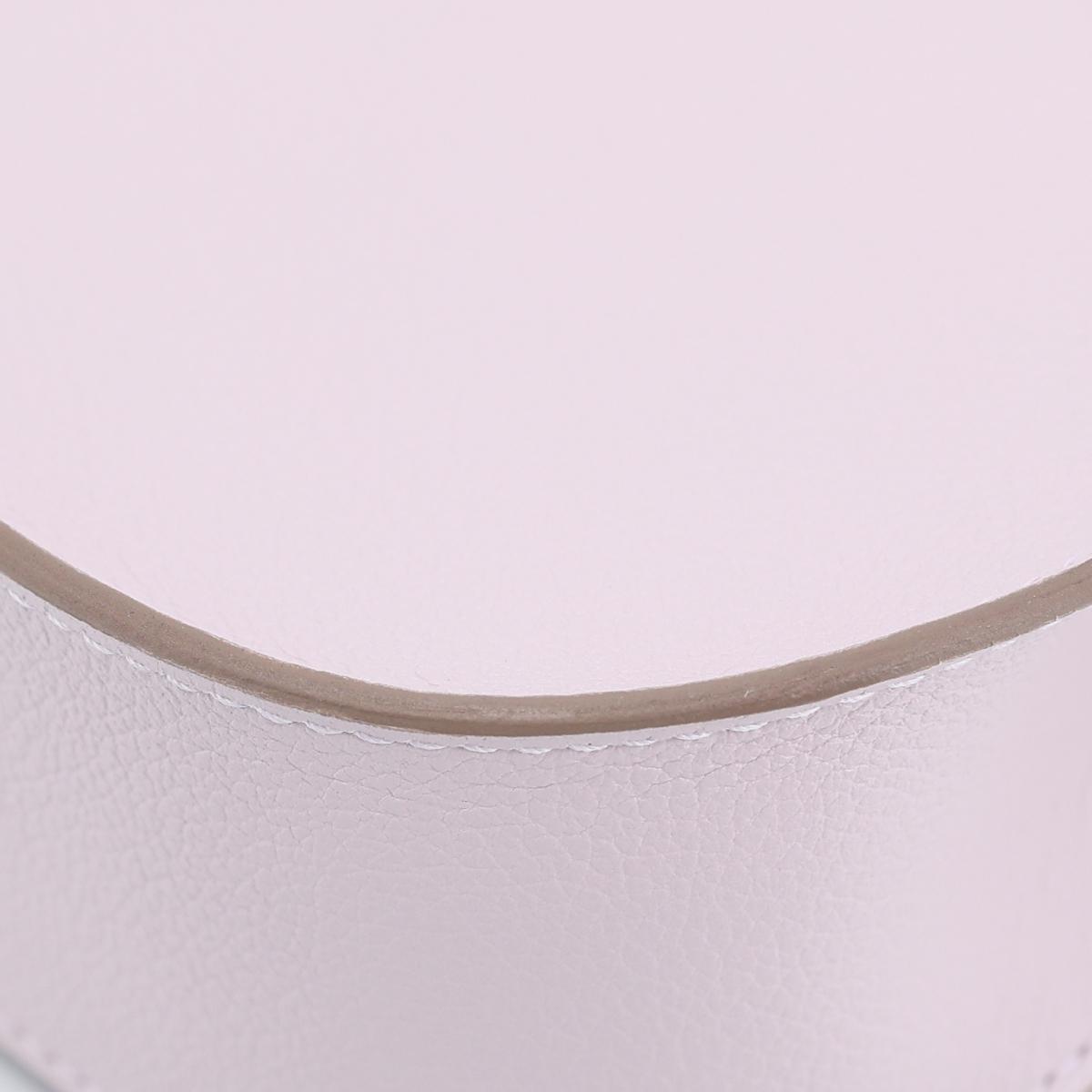 Brand New ( Rank N ) HERMÈS Jypsiere Mini Mauve Pale (09) Evercolor Palladium hardware B (2023) - 11